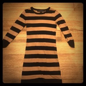 French Connection Striped Sweater Dress